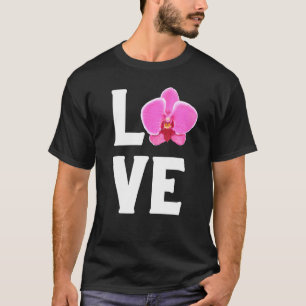 Orchid Flower Orchidology Love Art T-Shirt