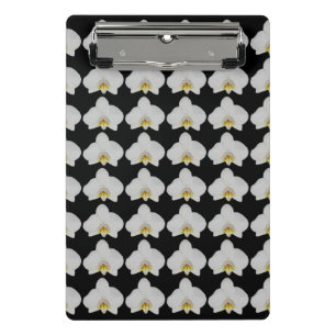 Orchid flower Pattern for gardeners and blossom Mini Clipboard