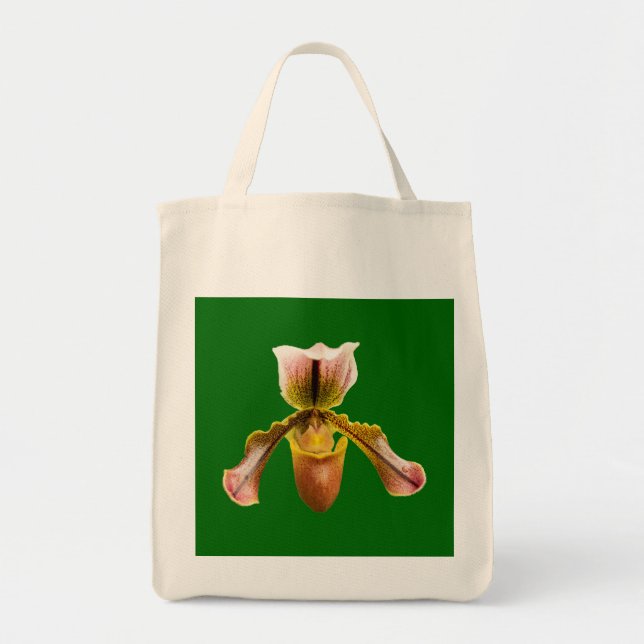 Orchid flower tote bag (Front)