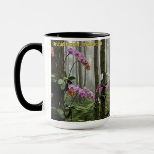 Orchid Forest Indonesia Pine Woodland Nature Mug