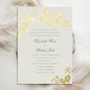 Orchid Formal Classic Heirloom Ecru Art Wedding