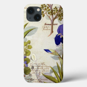 Orchid & Fumitory or Bleeding Heart Hedera & Iris iPhone 13 Case