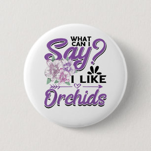 Orchid Gardening 6 Cm Round Badge