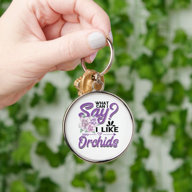 Orchid Gardening Key Ring (Hand)