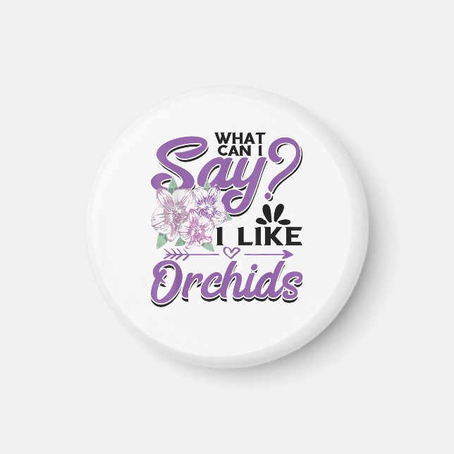 Orchid Gardening Magnet (Front)