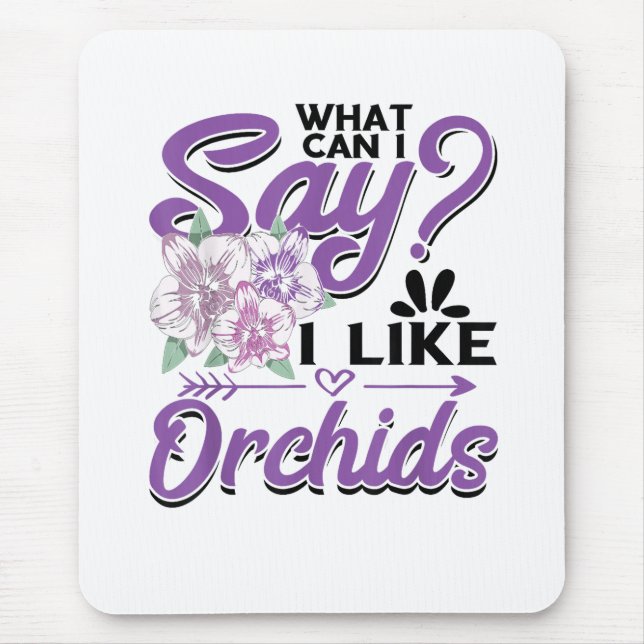 Orchid Gardening Mouse Mat (Front)