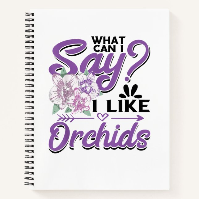 Orchid Gardening Notebook (Front)