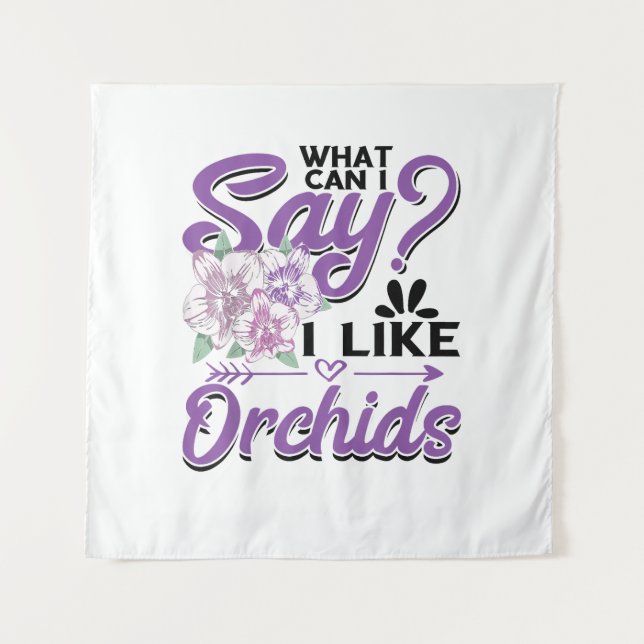 Orchid Gardening Tapestry (Front)