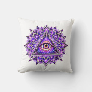 Orchid Geometry Eye Cushion