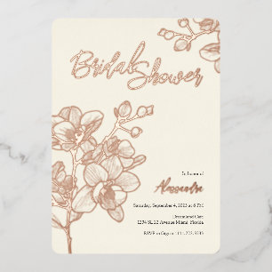 Orchid Golden Moments Wedding Bridal Shower