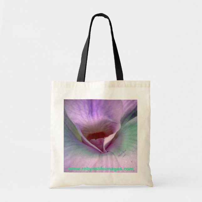 Orchid Grocery Tote (Front)