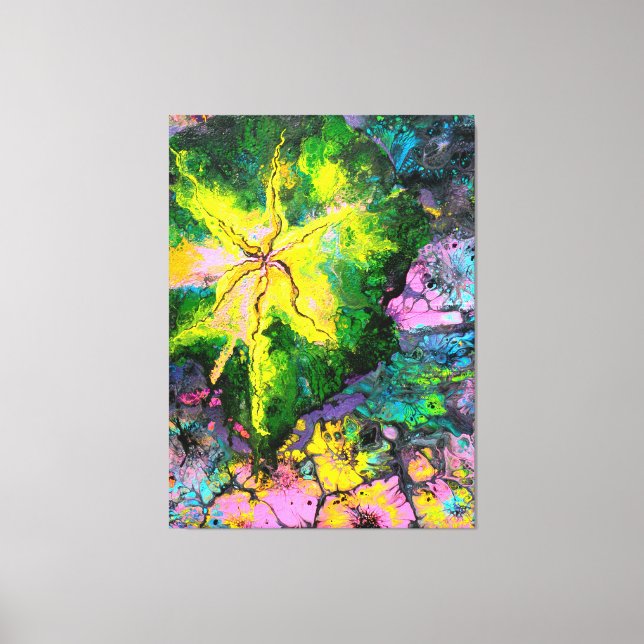 Orchid in Blooms #1 Canvas Print (Front)