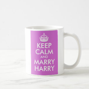 Orchid Keep Calm and Marry Harry Coffee Mug