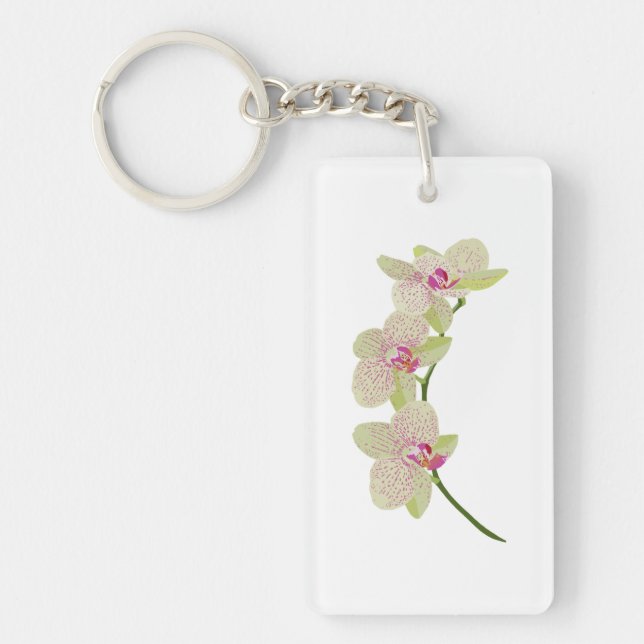 Orchid Key Ring (Front)