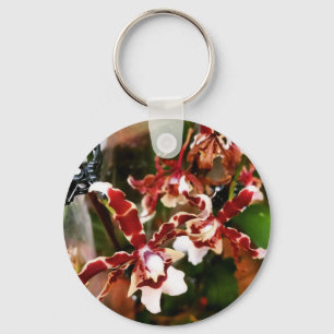 Orchid Key Ring