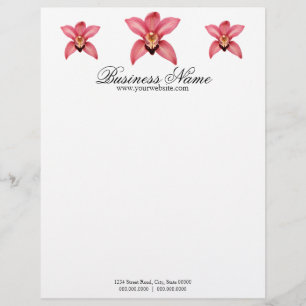 Orchid Letterhead Design