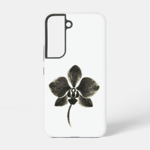 Orchid Line Drawing – Botanical Phone Case