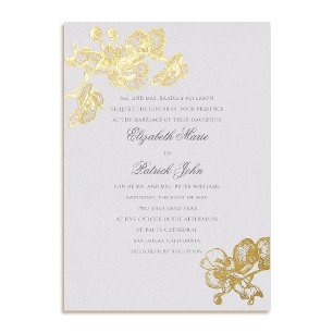 Orchid Love Ivory Formal Classic Heirloom Wedding