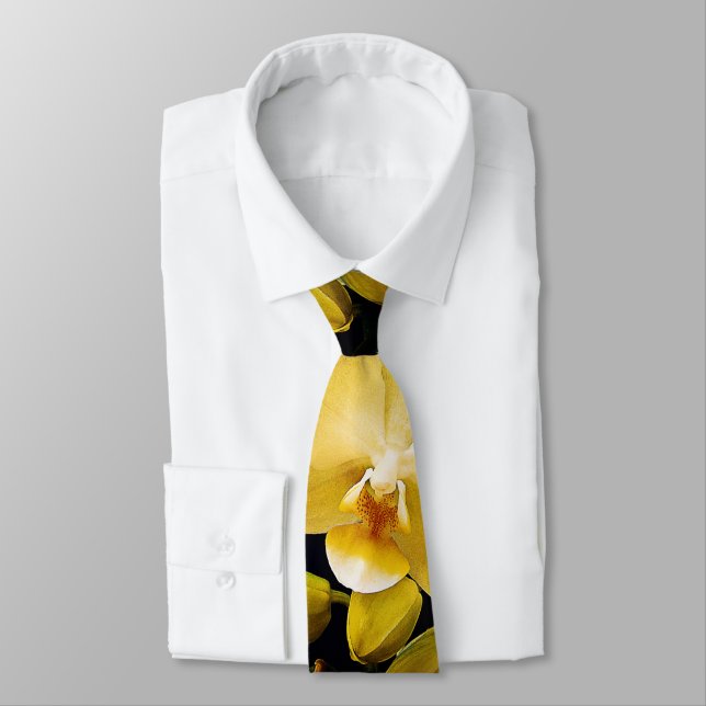 Orchid lovers black tie (Tied)