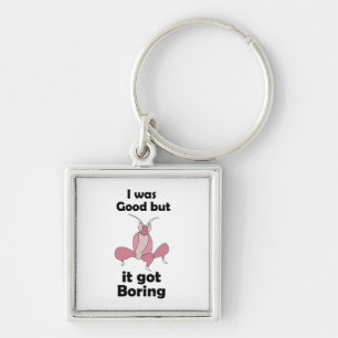 Orchid Mantis Bored Of Being Good Sassy Insect Key Ring