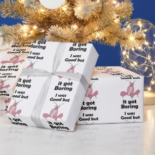 Orchid Mantis Bored Of Being Good Sassy Insect Wrapping Paper