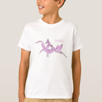 Orchid mantis cartoon illustration
