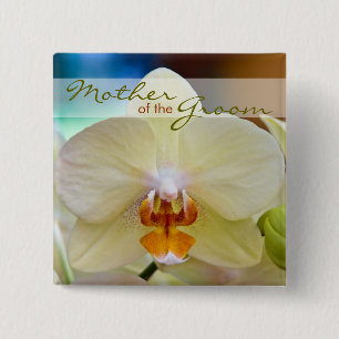 Orchid • Mother of the Groom Wedding Button
