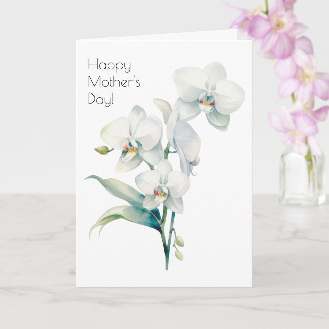 Orchid Mother's Day Card (Orchid)