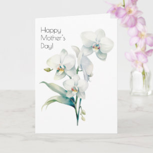 Orchid Mother's Day Card