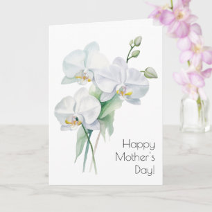 Orchid Mother's Day Card