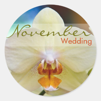 Orchid • November Wedding Sticker