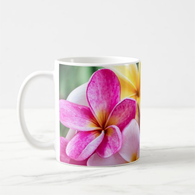 orchid , opal Hawaiian flower mug (Left)