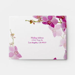 Orchid Paradise Wedding Response Envelope