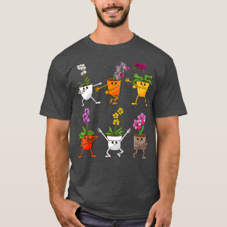 Orchid Plant Lover Women Gardening Houseplant Orch T-Shirt