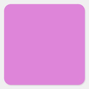 Orchid Purple DA70D6 Colour, With Option for Image Square Sticker