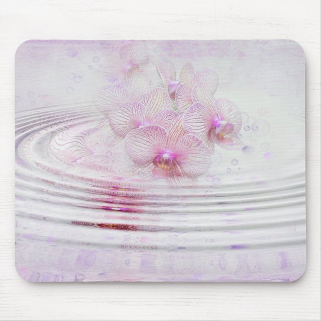 Orchid Ripples Mouse Mat (Front)