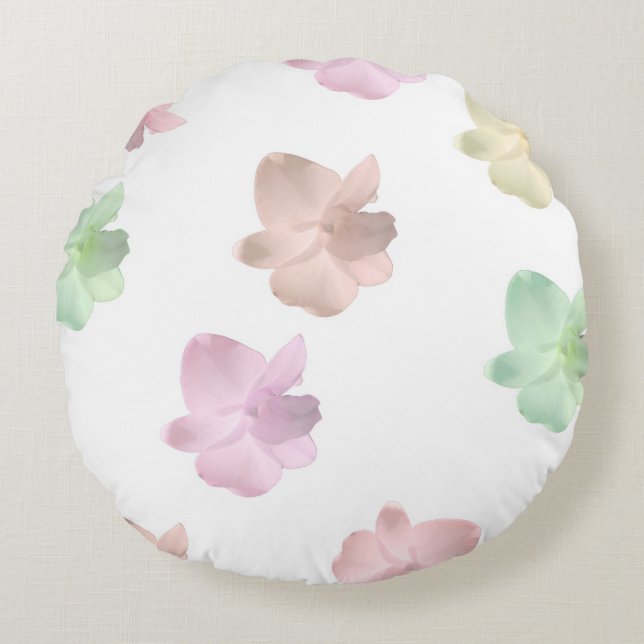 Orchid Round Cushion (Front)