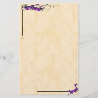 Orchid Scripts Stationery