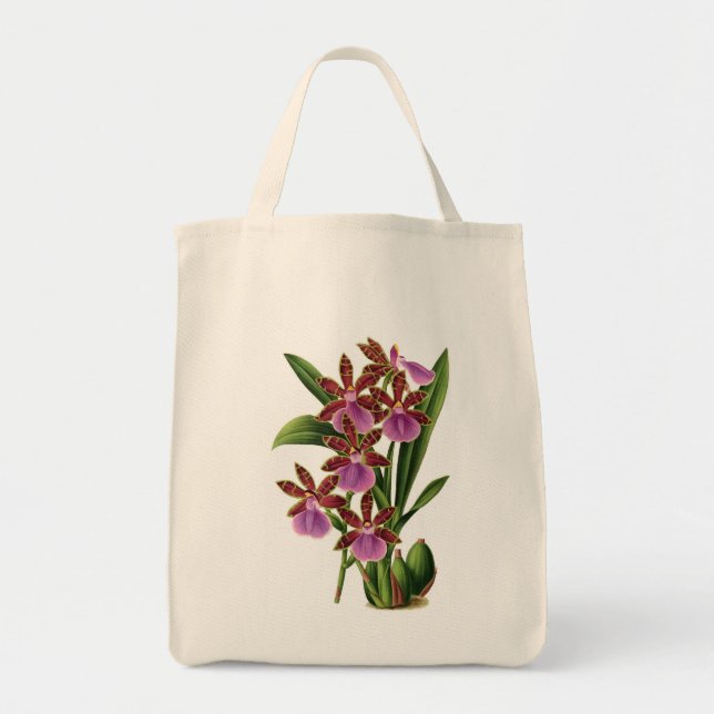 Orchid Shopping Tote Bag (Front)