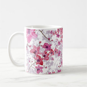 Orchid: singular red beauty. coffee mug