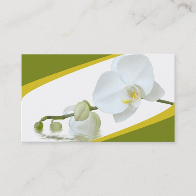 Orchid Spa Business Card (Front)