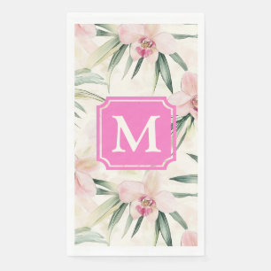 Orchid Spa Resort Monogram Napkin