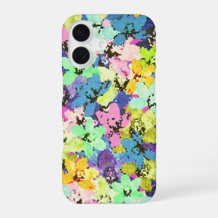 Orchid Stain Glass Effect, iPhone 16 Case