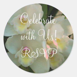 Orchid Sticker RSVP