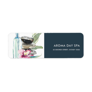 ORCHID STONE BAMBOO WATERCOLOR SPA MASSAGE THERAPY