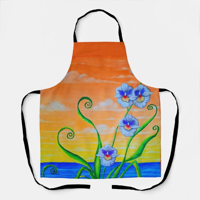 Orchid Sunset Apron (Front)