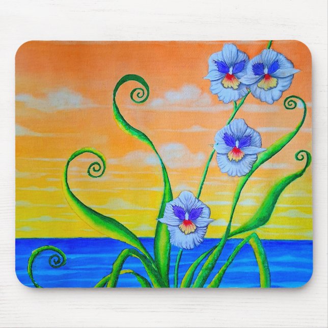 Orchid Sunset  Mouse Mat (Front)