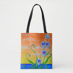Orchid Sunset Tote Bag