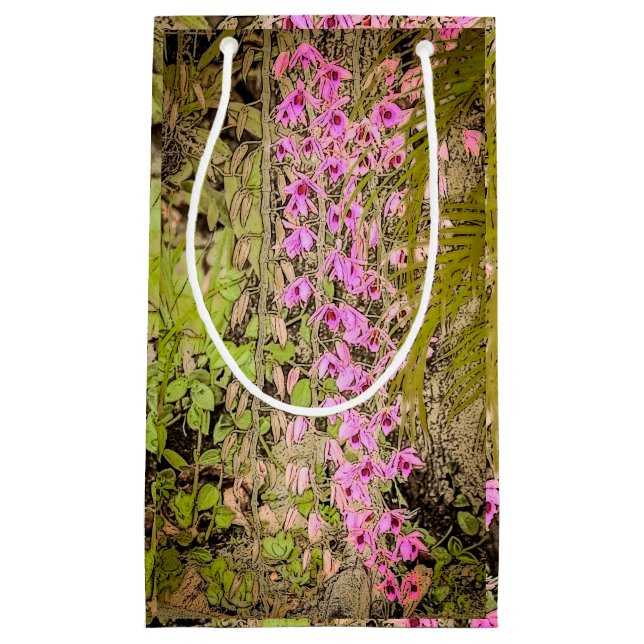 Orchid tall Gift Bag (Front)