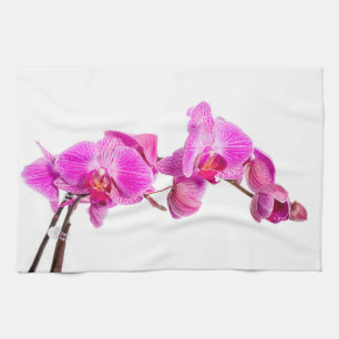 Orchid Tea Towel